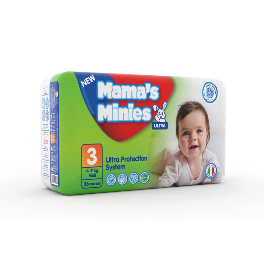حفاضات ماما مينيز رقم 3