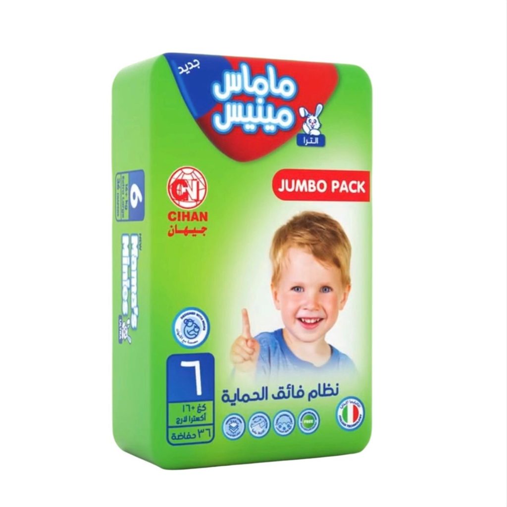 حفاضات ماما مينيز جامبو رقم 6