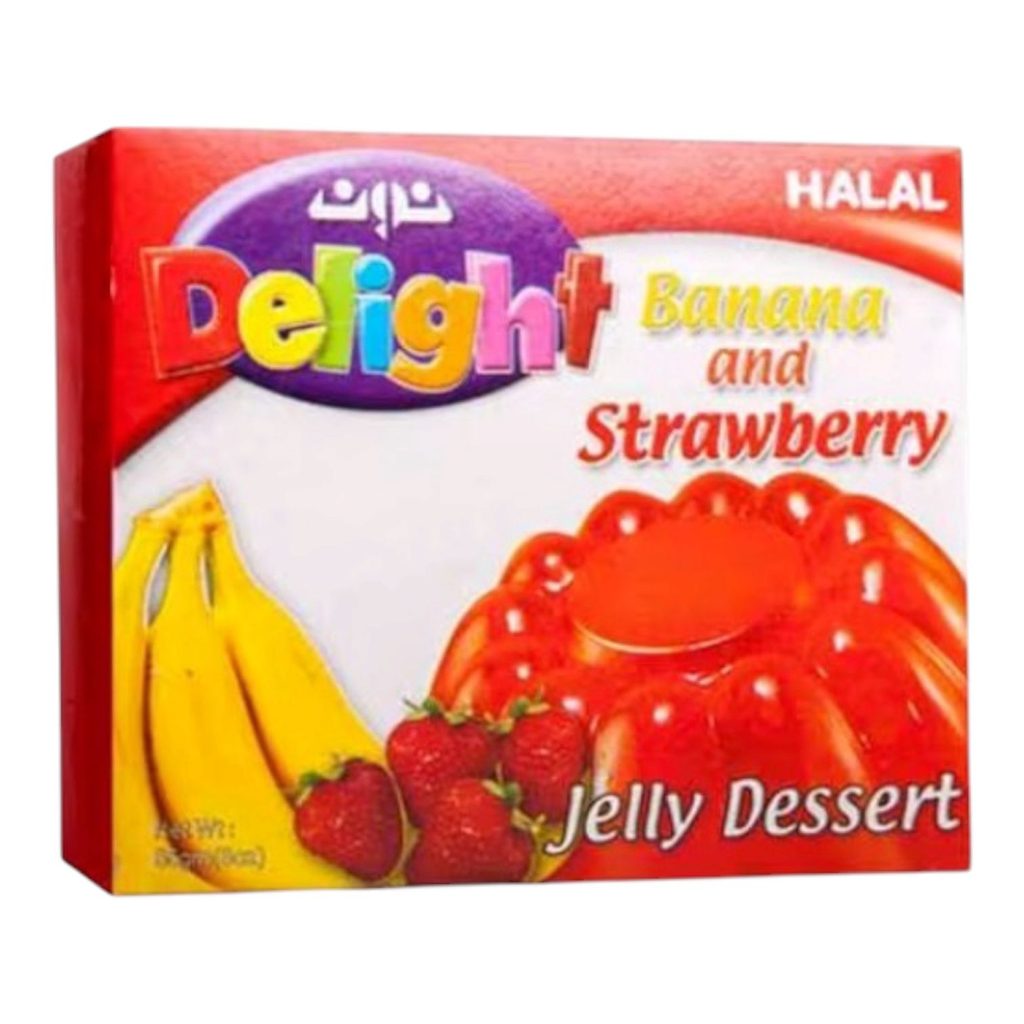 جيلي نُون فراولة وموز