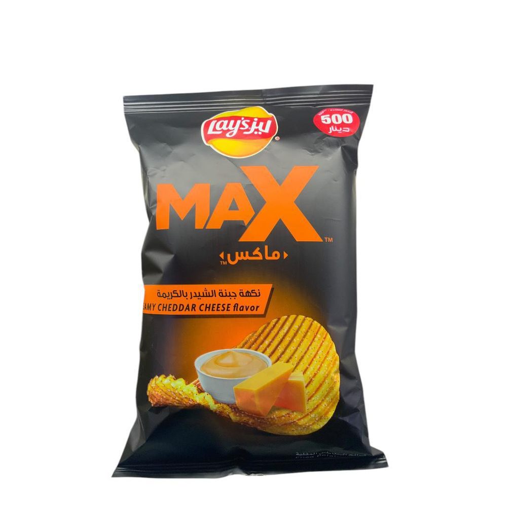 رقائق ليز ماكس جبنة شيدر كريمية