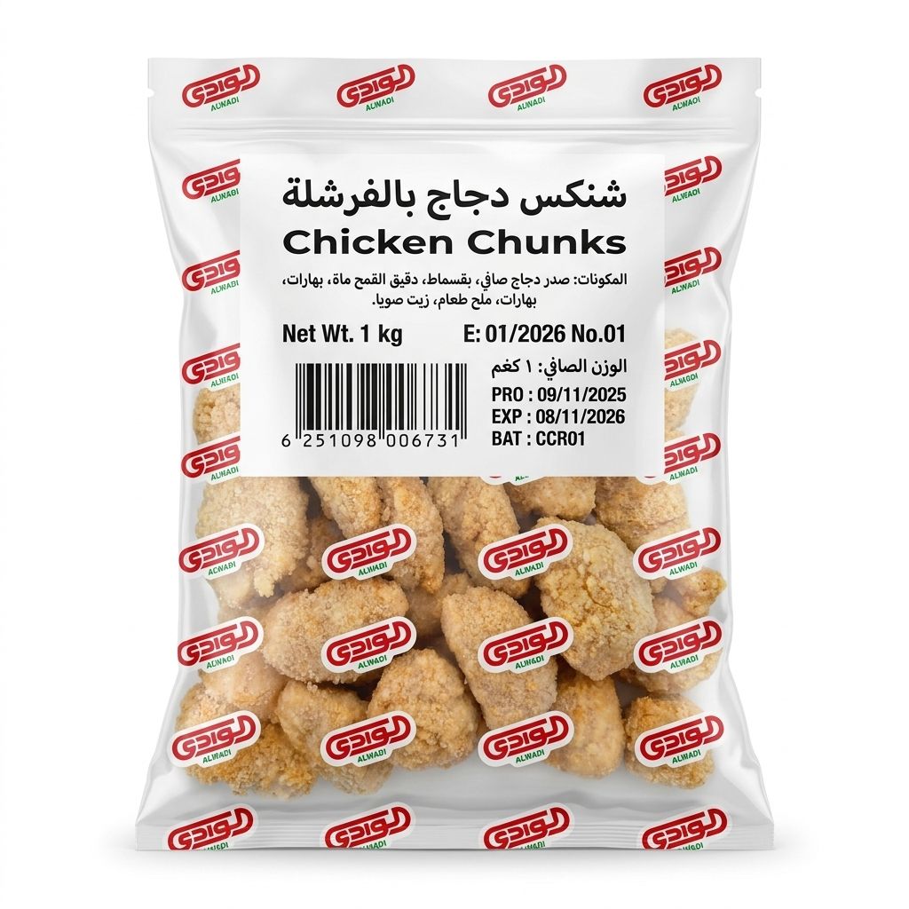 سيقان دجاج الوادي مع القرشلة