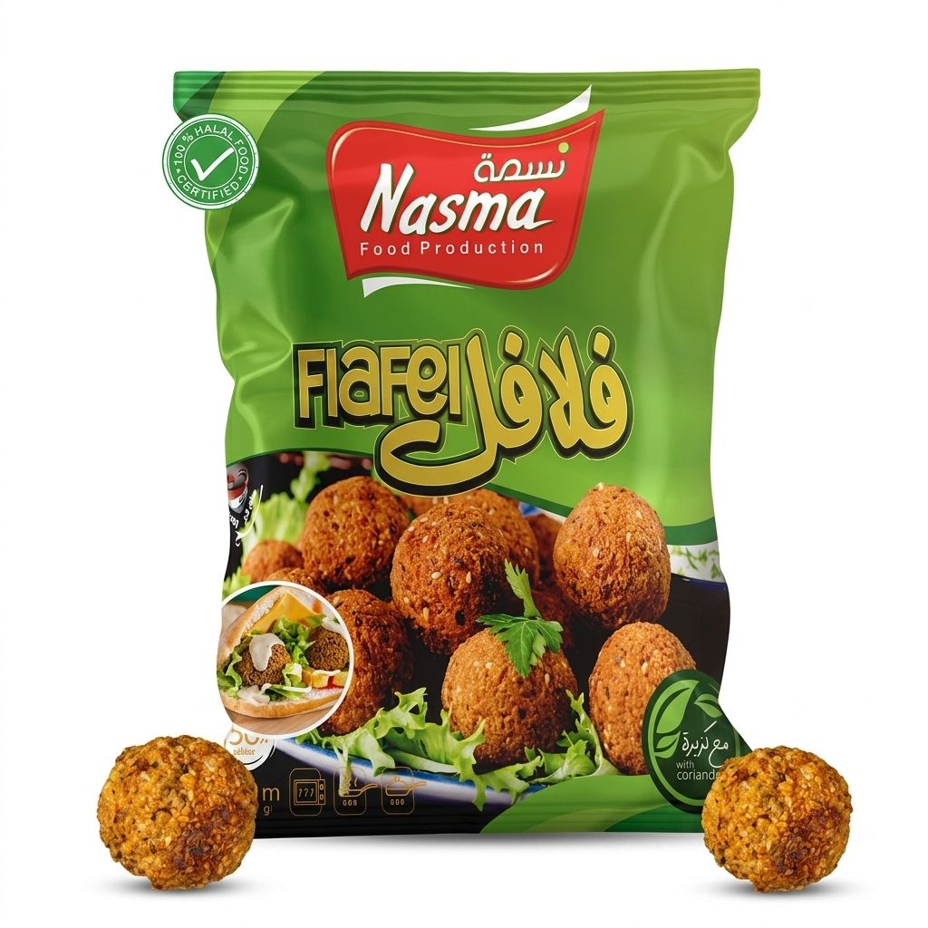 خضار نسمة وجبة جاهزة وجبنة وكزبرة