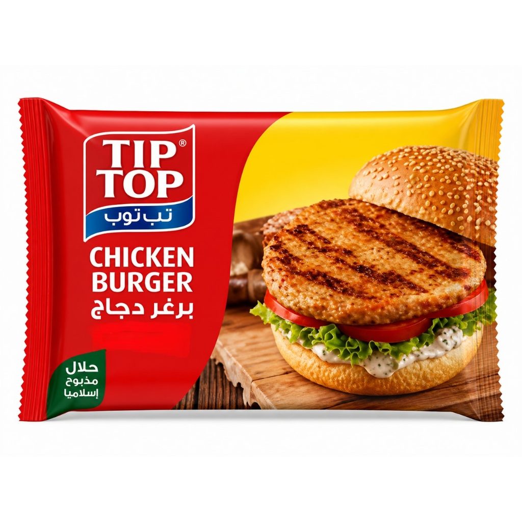 برجر تيب توب دجاج
