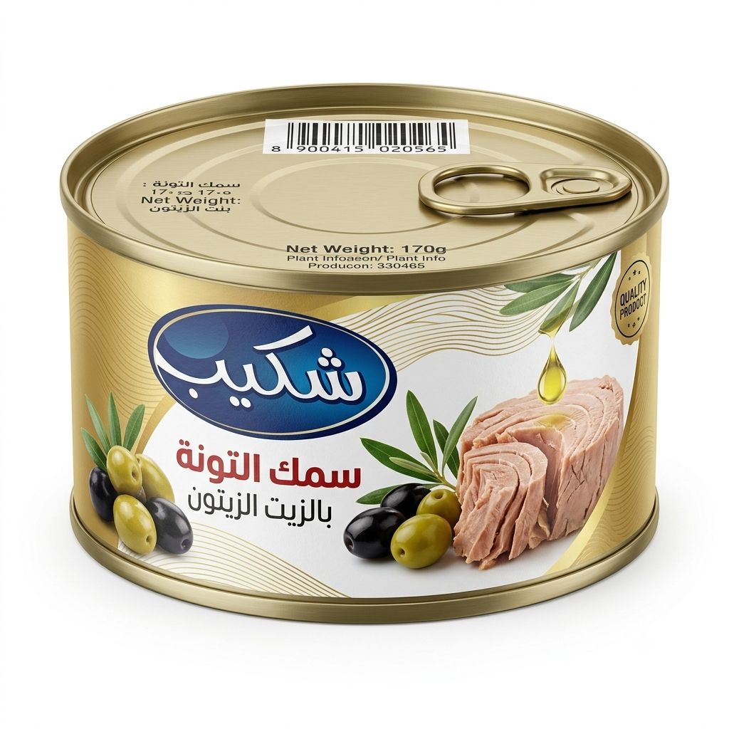 سمك تونة شاكب في زيت زيتون