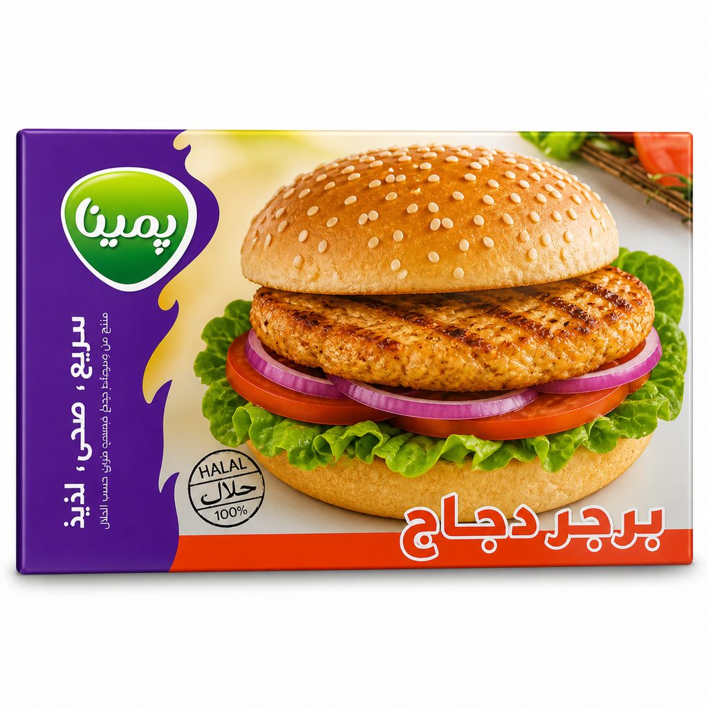 برغر دجاج بيمينا