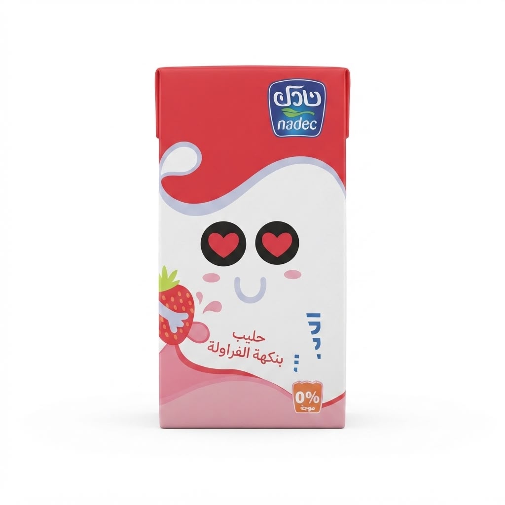 حليب أطفال نادك بالفراولة