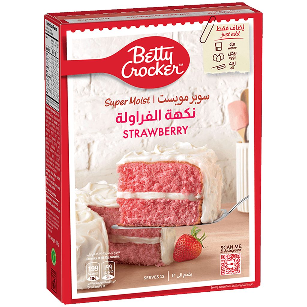 خليط كيك فراولة بيتي كروكر