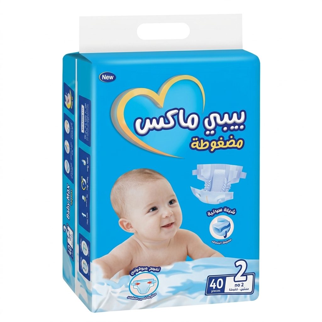 حفاضات بيبي ماكس رقم 2