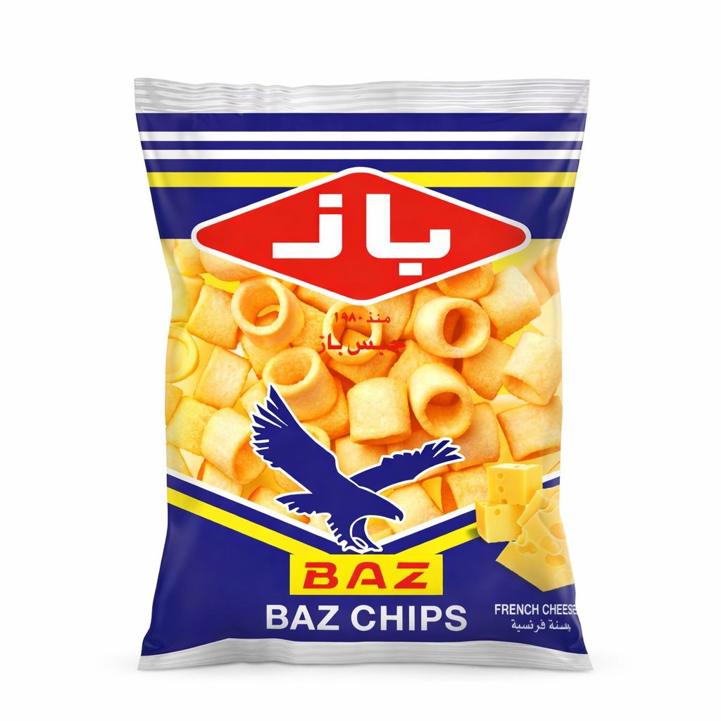 رقائق باز حلقات جبن