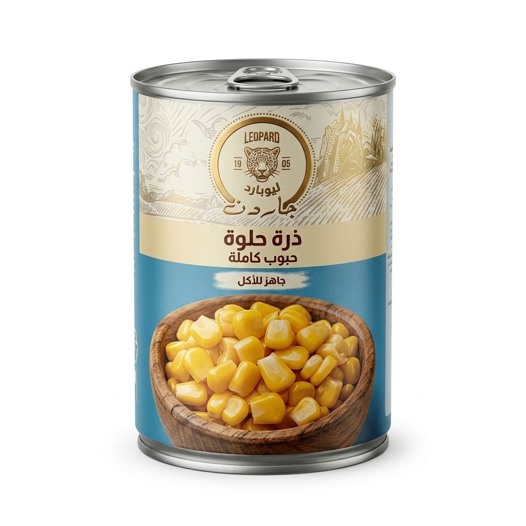 ذرة ليوبارد جاردن حلوة خالية من الغلوتين