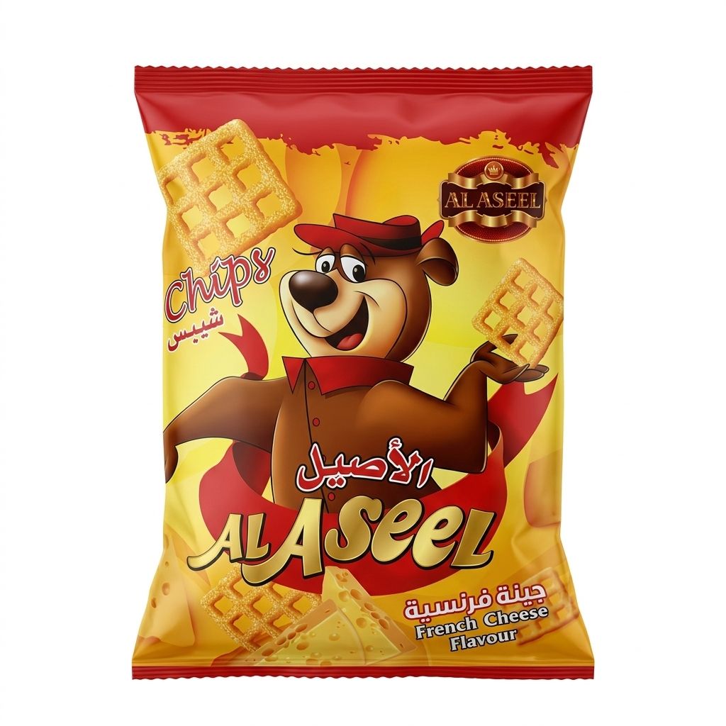 رقائق شبابيك بنكهة الجبن الفرنسي
