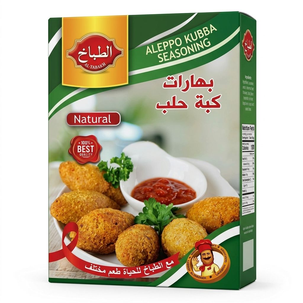 توابل الطبخ كبة حلبية معلبة