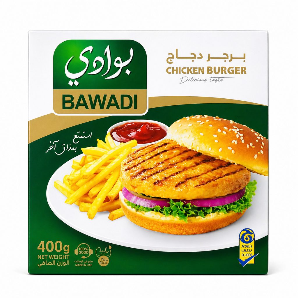 برجر دجاج بوادي