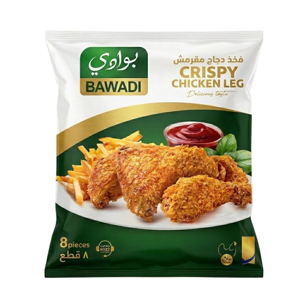 أفخاذ دجاج وجبة مقرمش بوادي