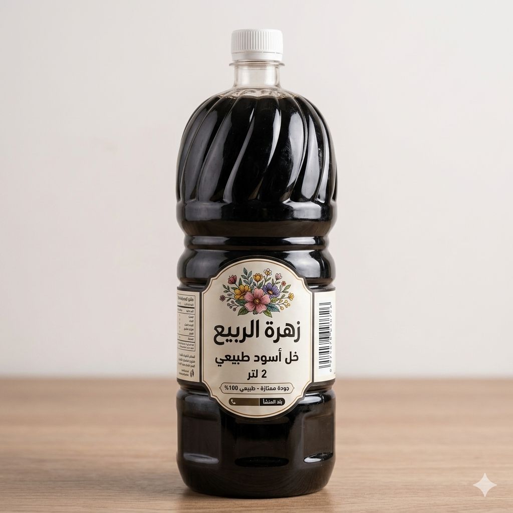 خل زهرة الربيع أسود